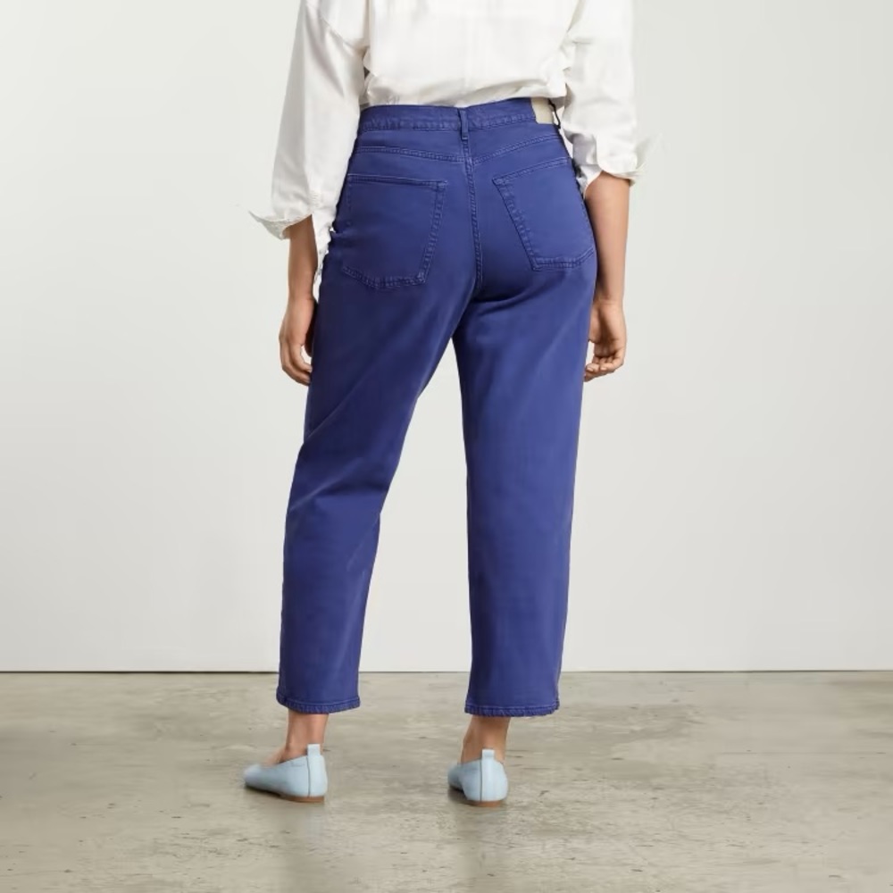 SOLD 📮Everlane Way-High Jean in Archroma Deep Lapis (28 / 27.5” inseam)